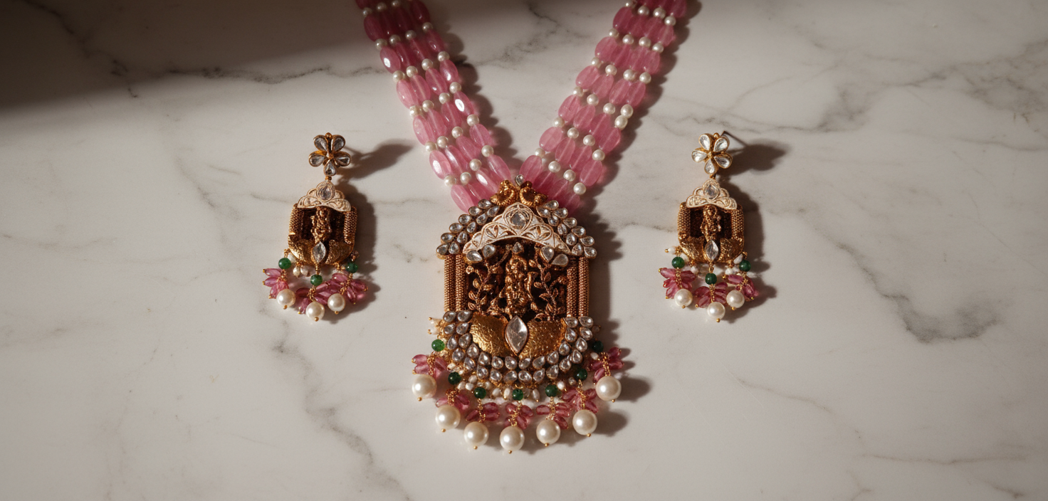 A Custom Story in Pink and Gold