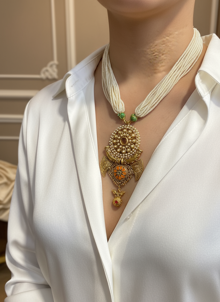 Padmashree Temple Pendant