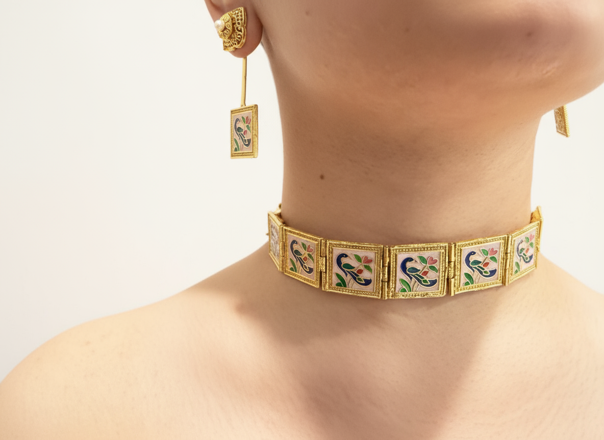 Golden Radiance Reversible Choker