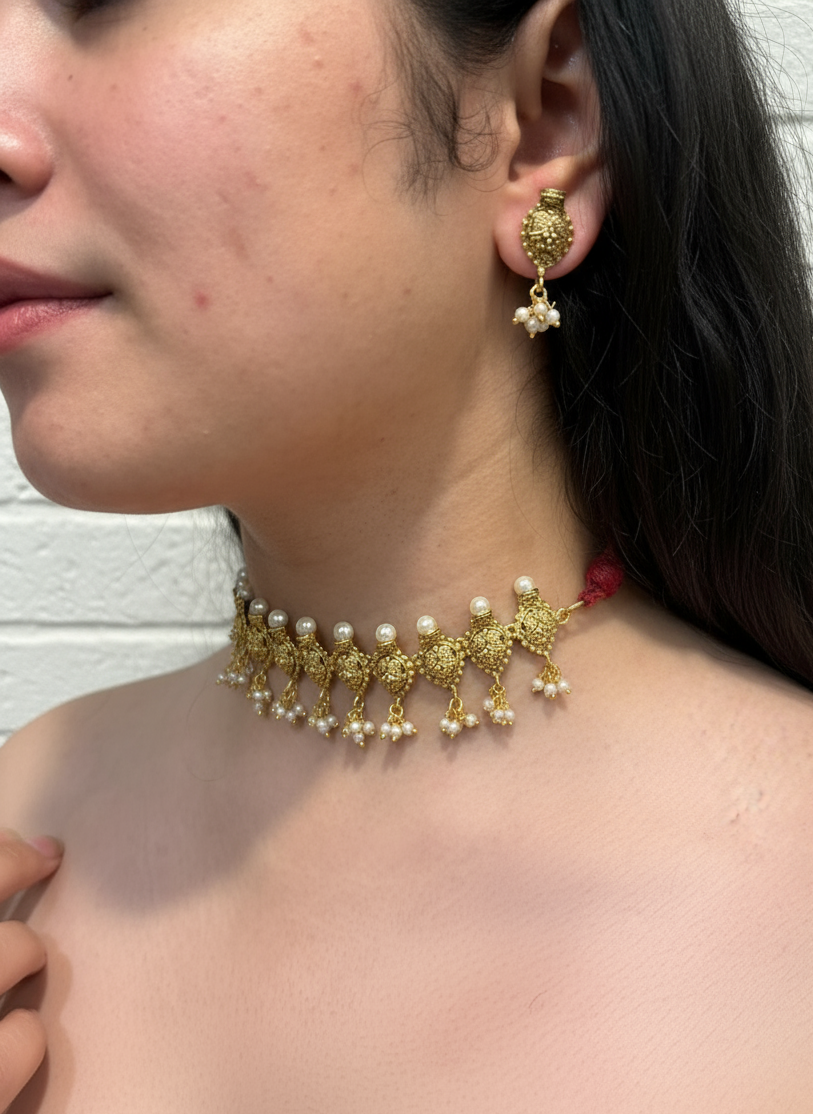 Gokula Jhumki Choker