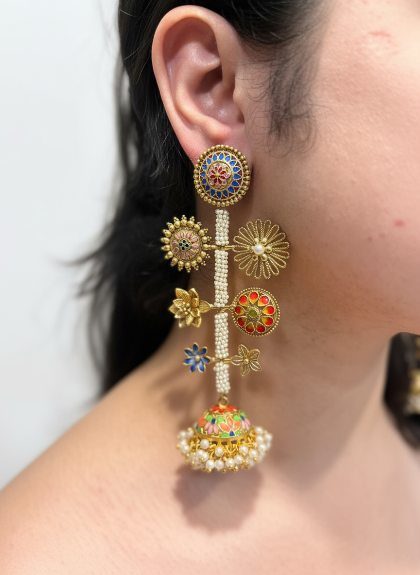 The Rangrez Enamel Dangler
