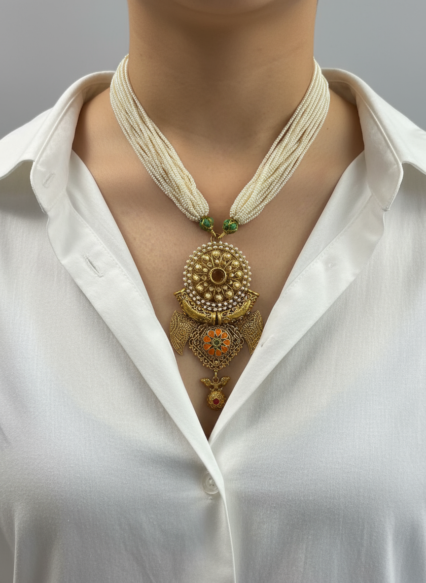 Padmashree Temple Pendant