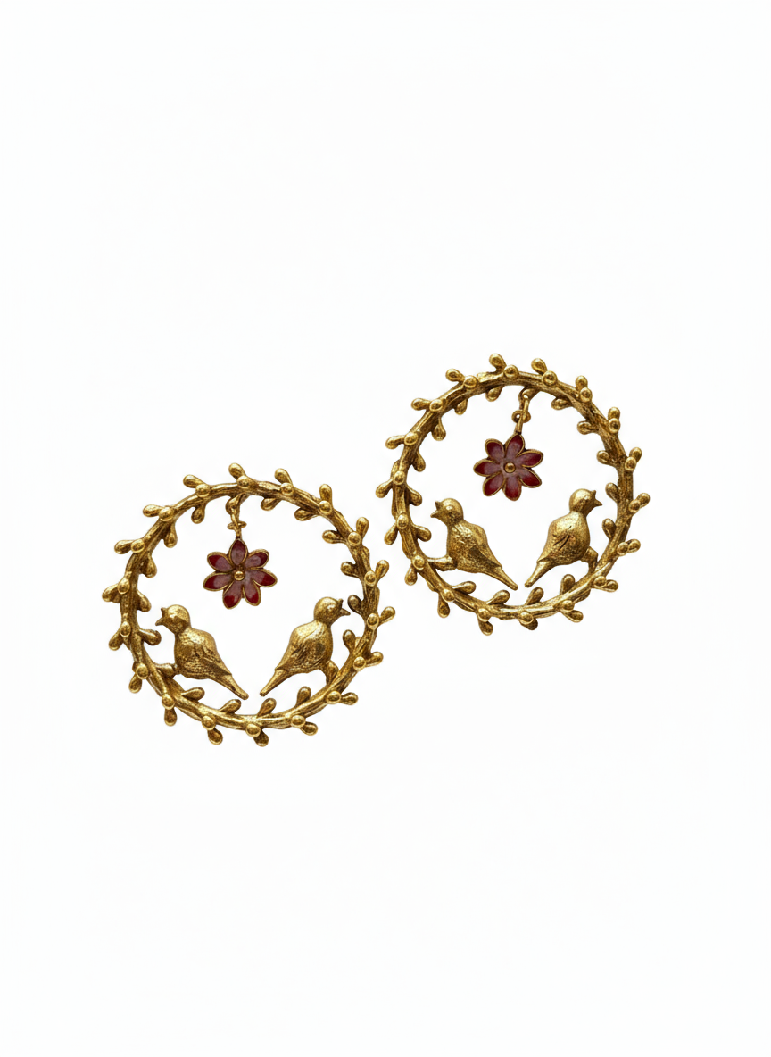 Pakshi Vritta Earrings