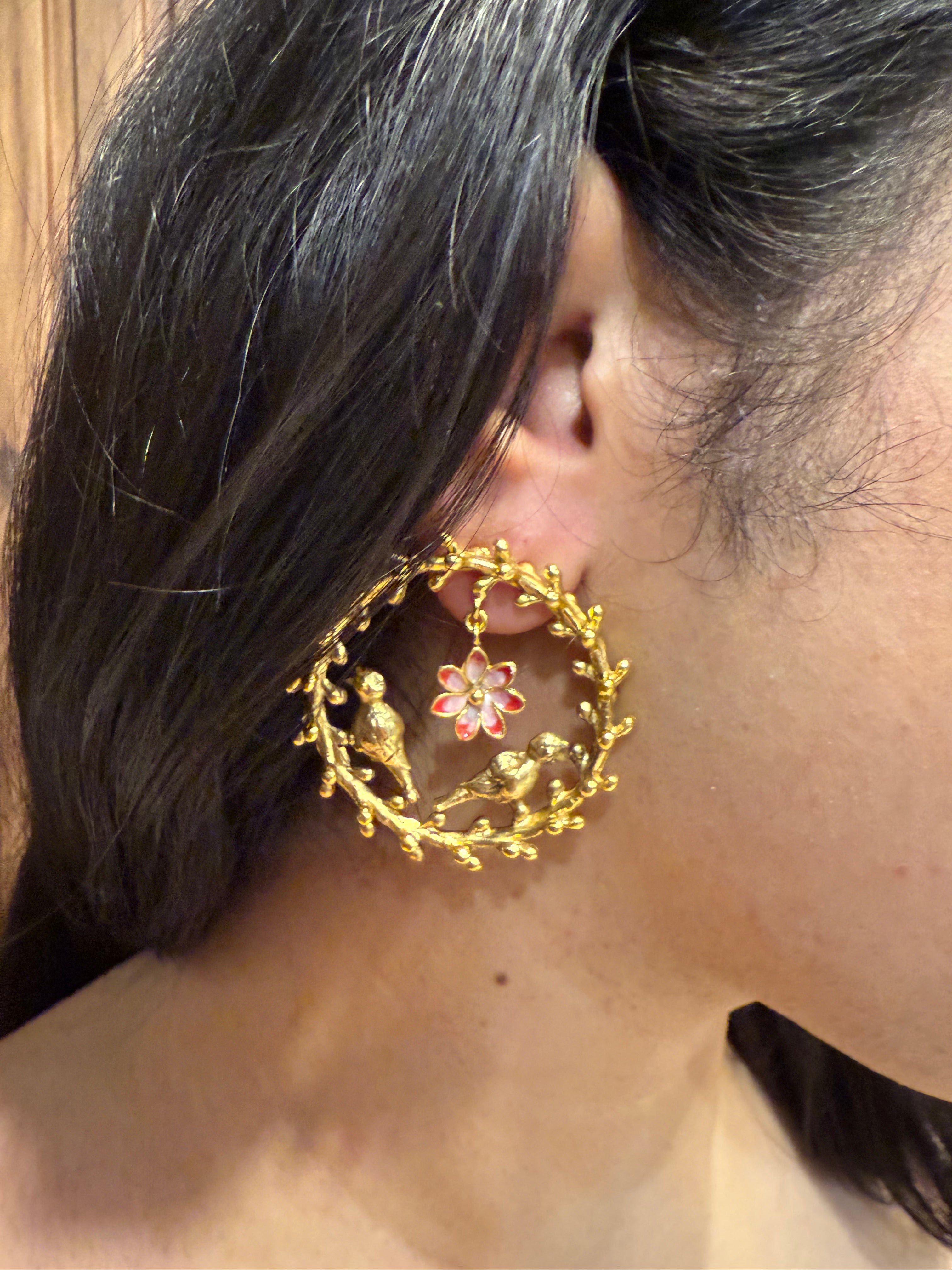 Pakshi Vritta Earrings
