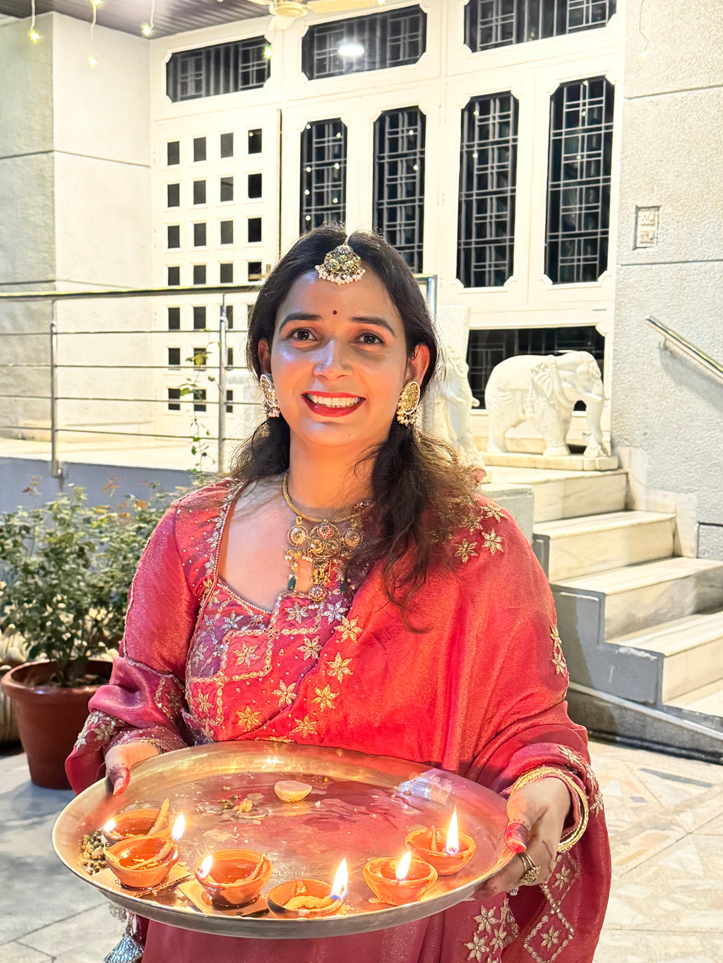 Vilasini Peacock Necklace