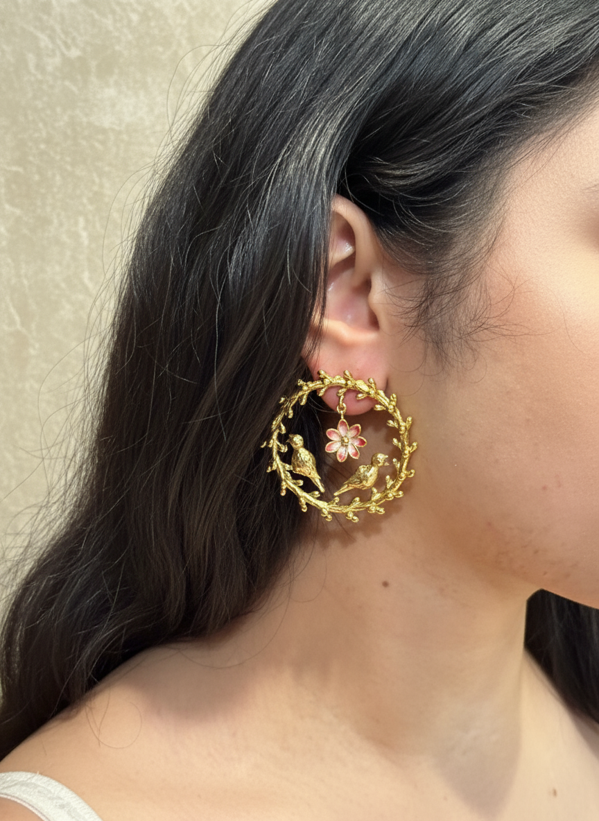 Pakshi Vritta Earrings