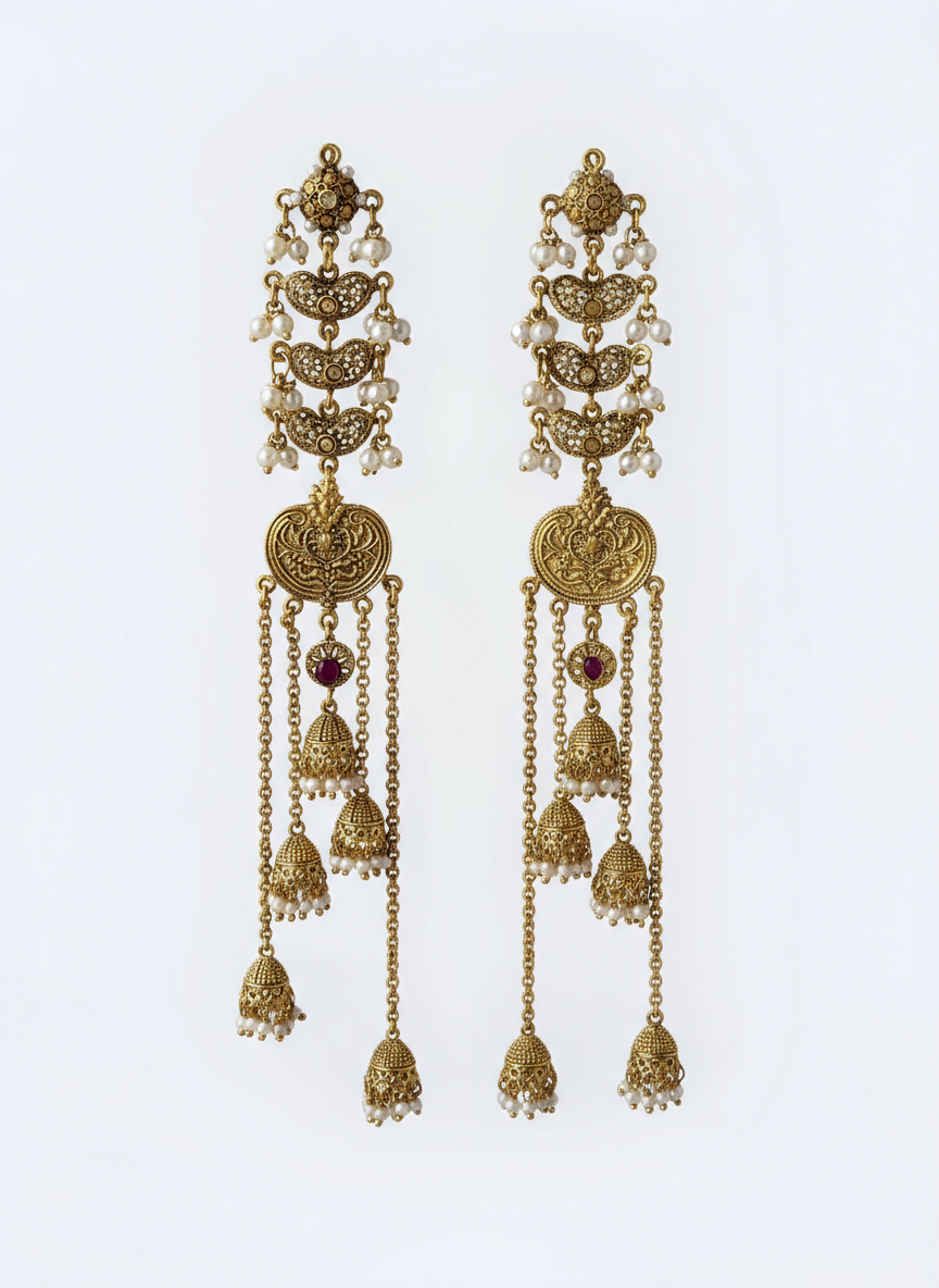 The Raj Nupura Earring