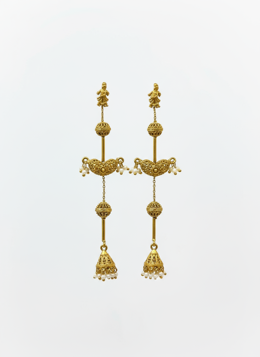 The Kanaka Jhumka Drops