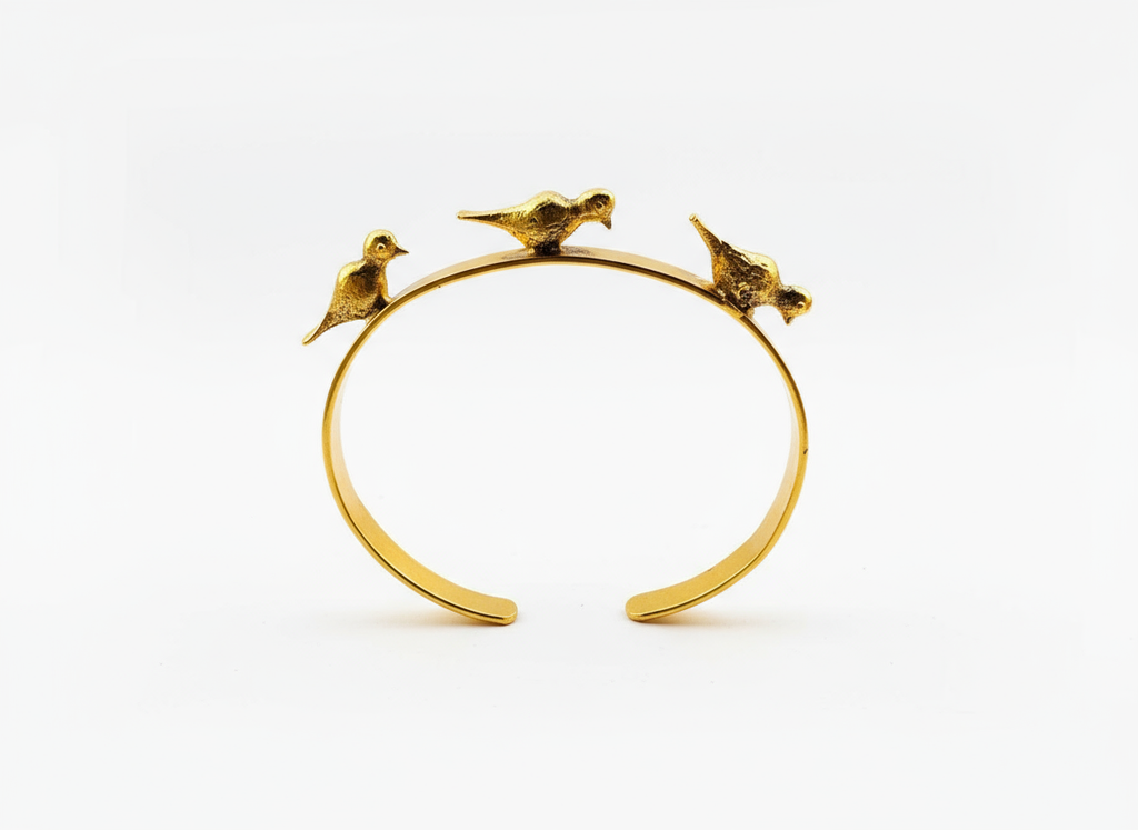 The Harmony Birds Cuff