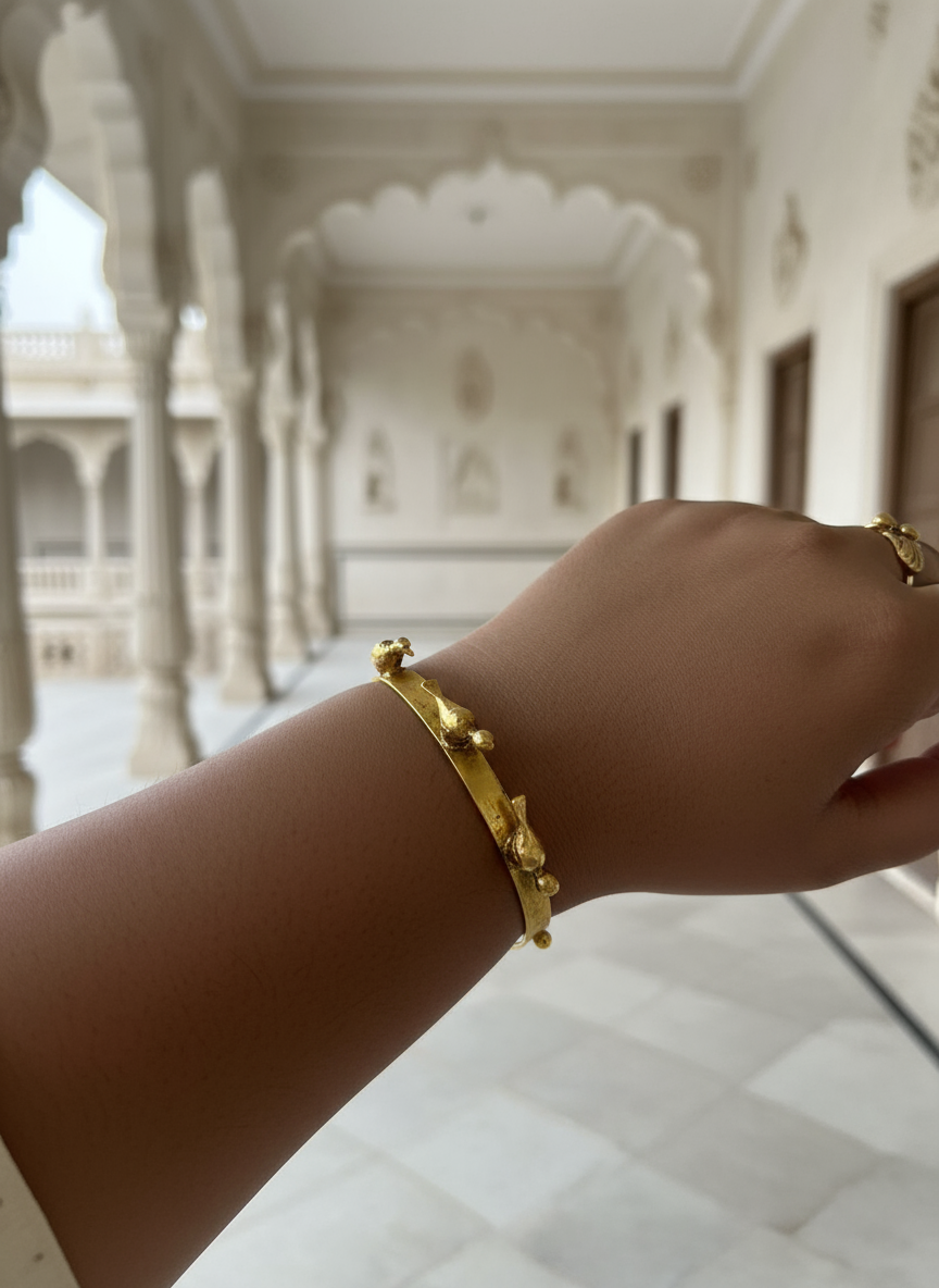 The Harmony Birds Cuff