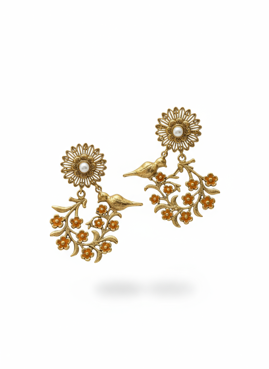 The Gulmohar Song Earrings