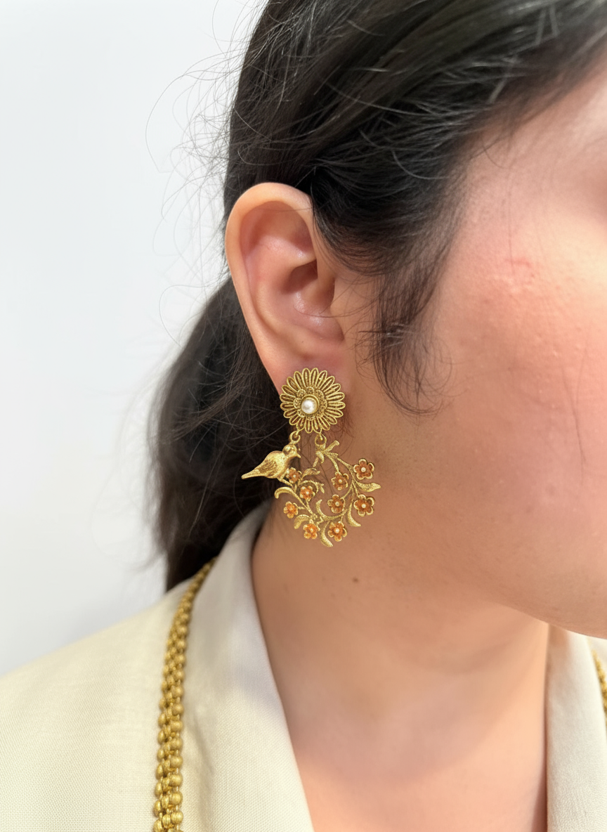 The Gulmohar Song Earrings