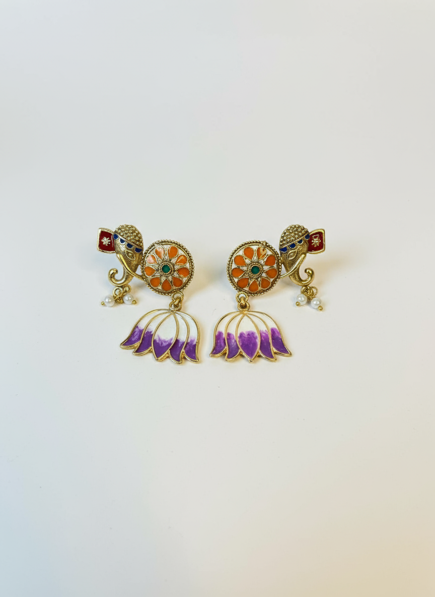 Majestic Lotus Heritage Necklace