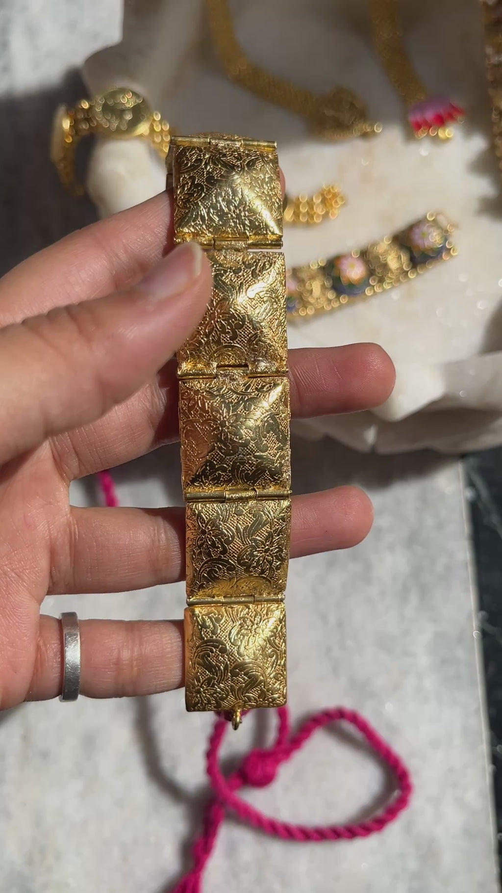 Golden Radiance Reversible Choker