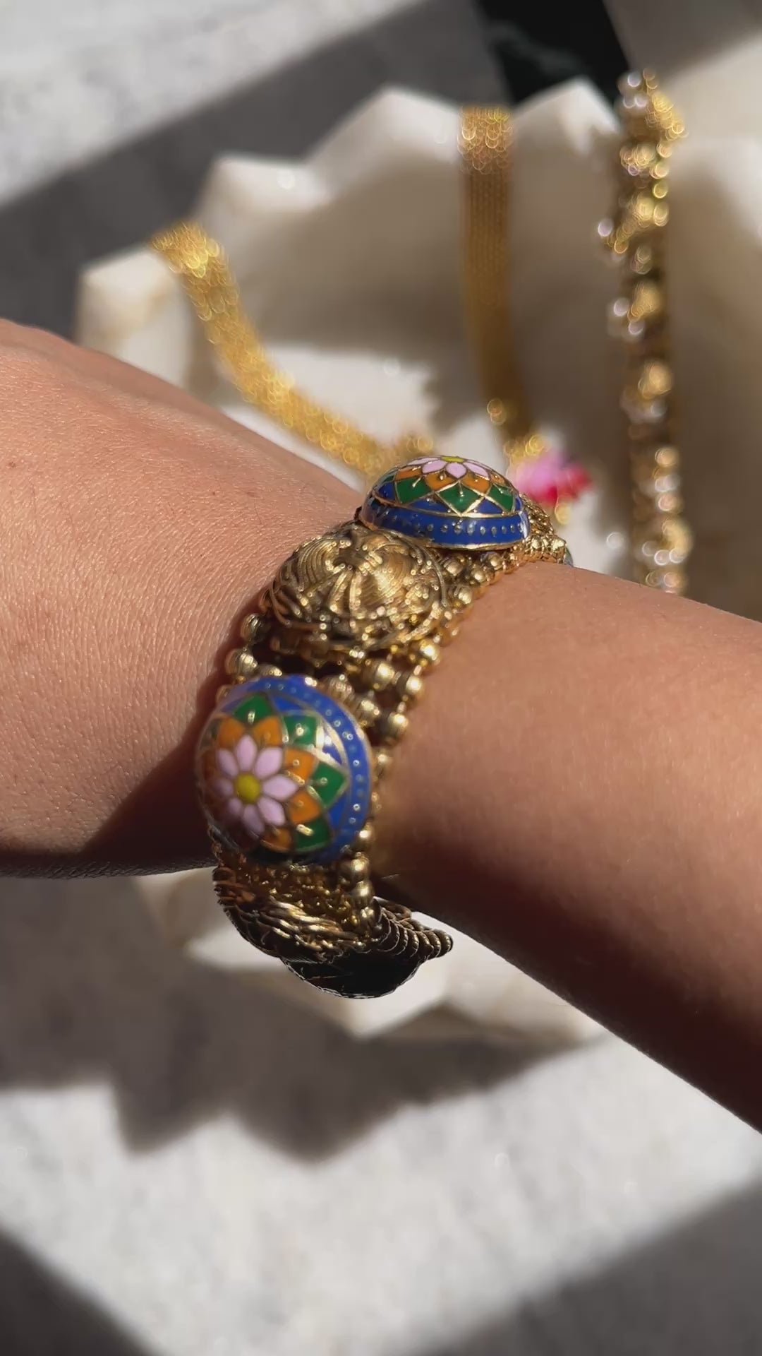 The Lotus Mosaic Bracelet