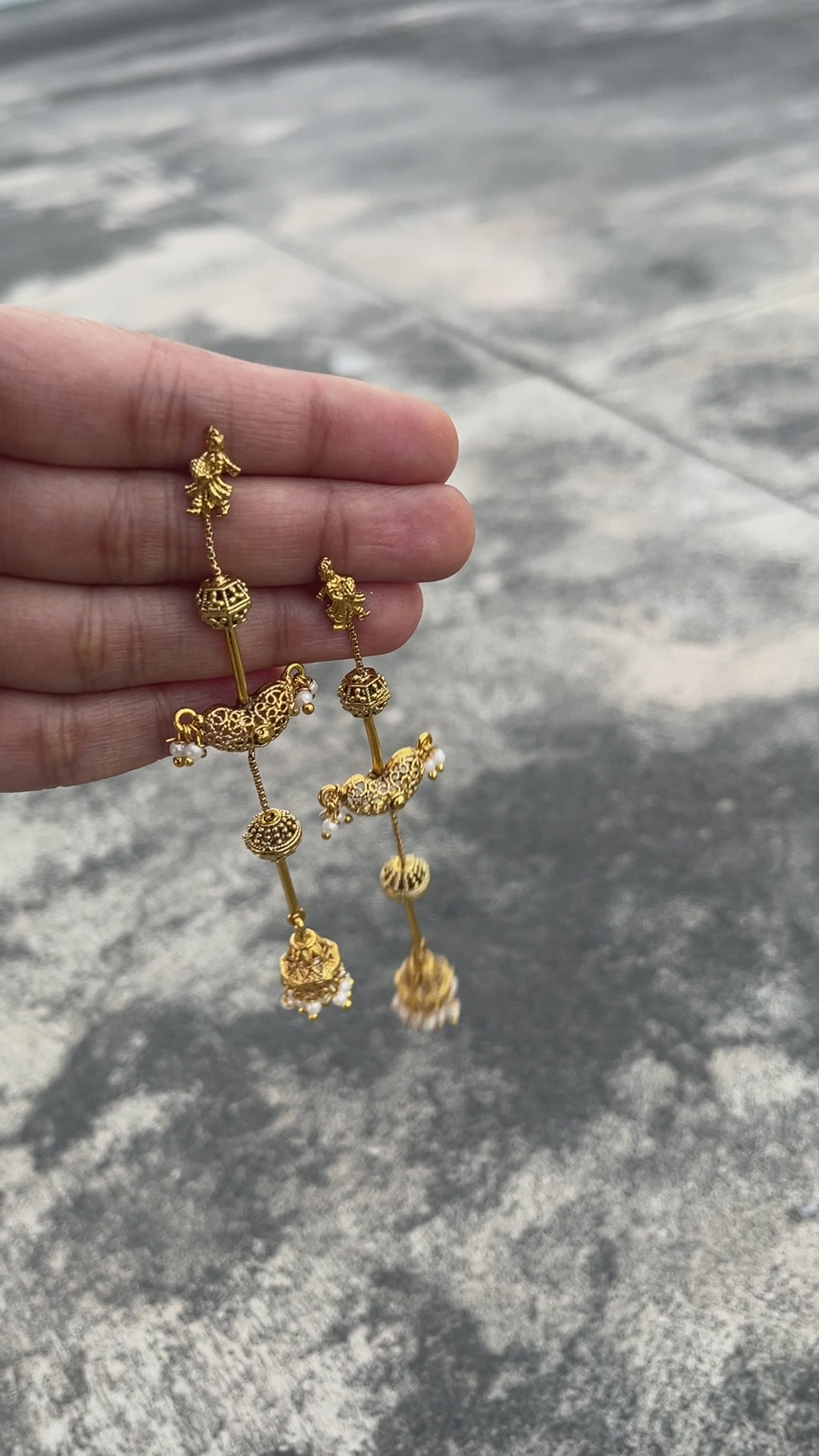 The Kanaka Jhumka Drops